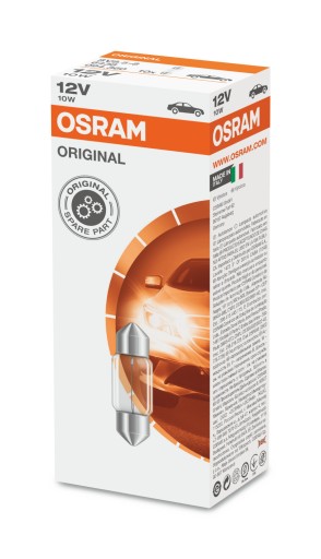 Osram trubicová žiarovka 12V 10W SV8,5-8 (31mm)