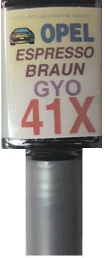 OPEL 41X GYO ESPRESSO BRAUN PAINT SCRATCH TOUCH