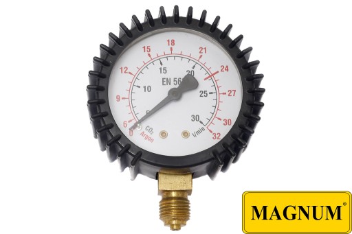 Argon/CO2 manometer 63mm 32 l/min 1/4