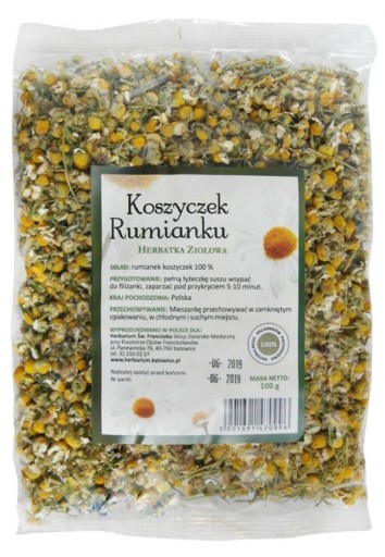 Franciszkańska Bylinkový čaj RUMANČEK KOŠÍK sypaný 100g