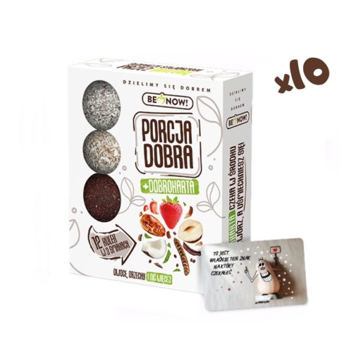 Porcja Dobra Power balls 3 príchute 144g 12 ks.