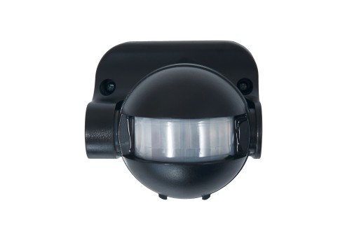 LED PIR pohybový senzor IP44 1200W PR013-čierna