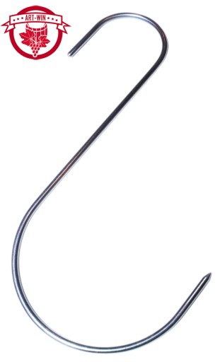 Fajčiarske háky 6ks, nerez, S4 163mm