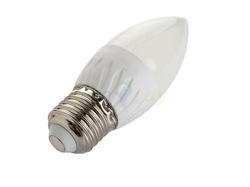 LED SVIEČKOVÁ žiarovka E27 5W studená