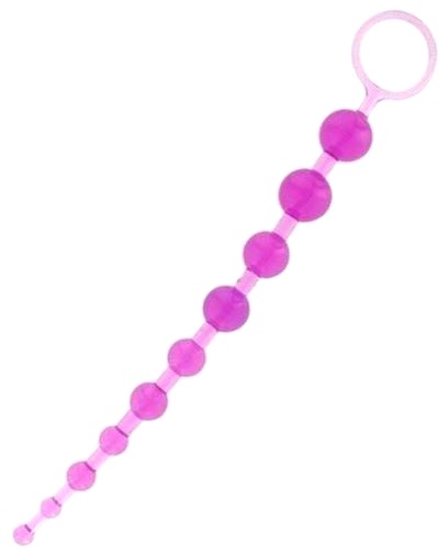 ToyJoy Thai Toy Beads fialové análne korálky