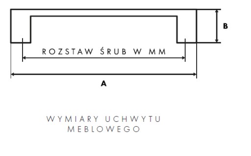 ÚCHYTKA NA NÁBYTOK U0705-320 ČIERNA