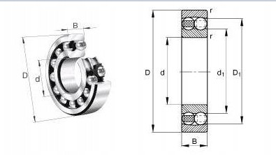 Guličkové ložisko samonaklápacie 1200 10x30x9 F-ra DPH