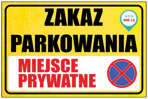 BEZ PARKOVANIA, SÚKROMNÝ PRIESTOR, ZNAČKA 20x30