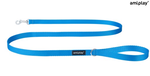 amiplay Klasické vodítko Basic 150 cm S Modré