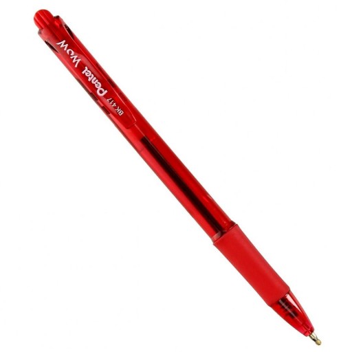 AUTOMATICKÝ GUĽOVÝ BOD. PENTEL BK417 WOW RED - 5 ks.