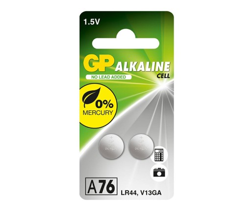 2x GP 1,5V AG13 V13GA A76 LR44 batéria do hodiniek
