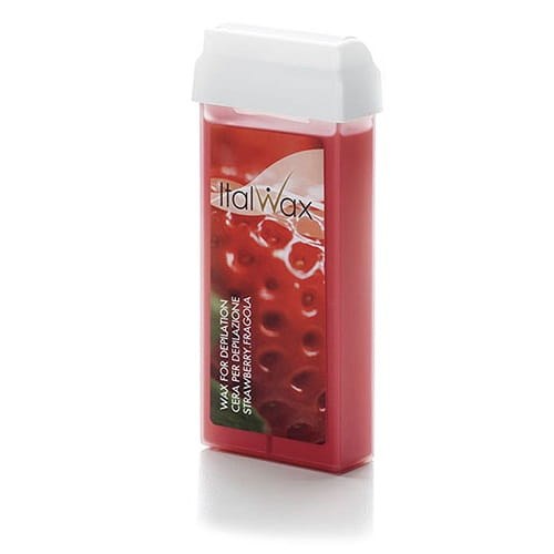 Vosk ItalWax v rolke na depiláciu LEGS jahoda