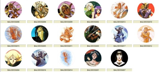 Anime Record of Lodoss War Pins VEĽKÝ VÝBER