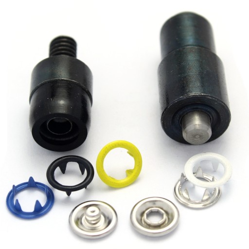 Pružinové západky 7,8 mm. 20 sád detských patentiek
