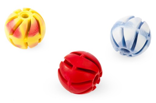 Sum-plast Špirálová guľa III, 6 cm, PACHOVANÁ GUMA