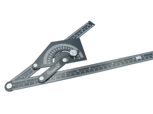 NASTAVITEĽNÝ UHEL S PROTRAKMETROM 180° 230 x 500 mm