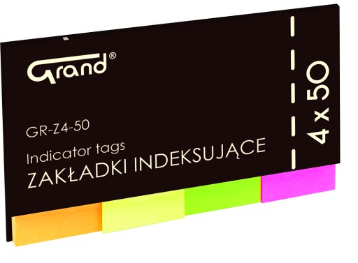 INDEXOVACIA ZÁLOŽKA 20 x 50 mm 4 x 50 ks