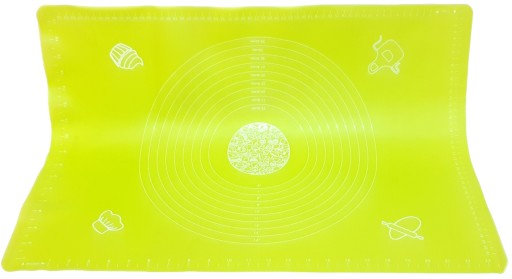 SILIKÓNOVÁ DOSKA VEĽKÁ SKLADAČNÁ, PROTIŠMYKOVÁ PODLOŽKA NA TORTU 50 X 39 CM