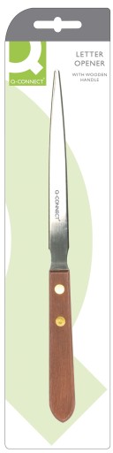 Rezačka obálok Q-CONNECT, 220mm, buk/strieborná