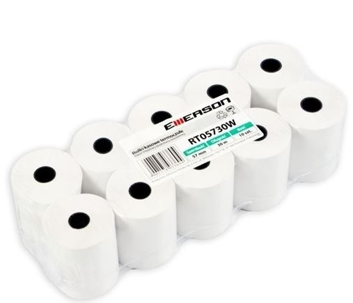 Termo rolky 57x20 EMERSON 10 ks do pokladne