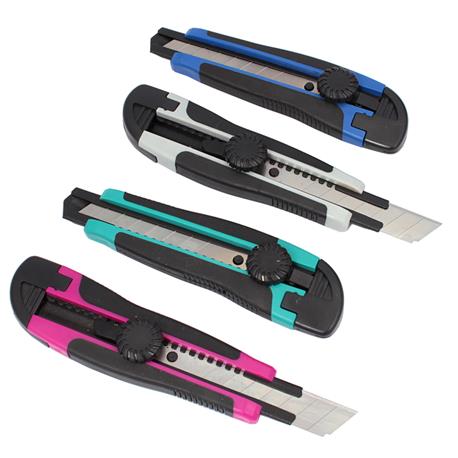 KNIFE UTILITY KNIFE 18MM úložný box na kolieska COLORS