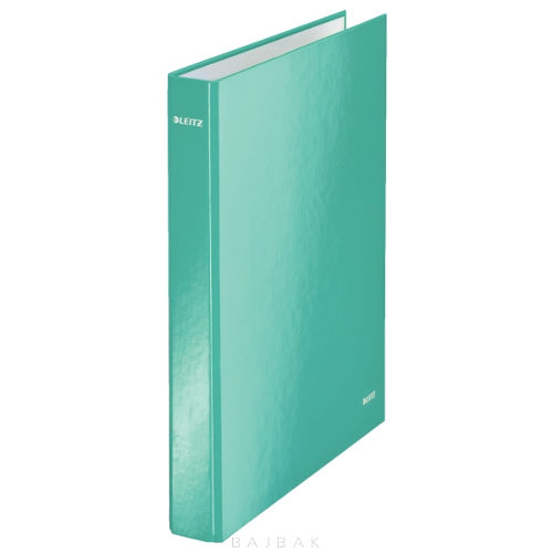 Krúžkový zakladač Leitz A4 40mm, 4 krúžky, tyrkys