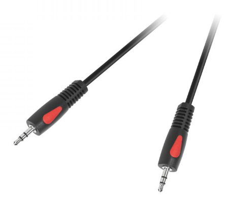 Kábel 2x malý Jack 3,5 stereo zástrčka 1,8 m Campari (1820)