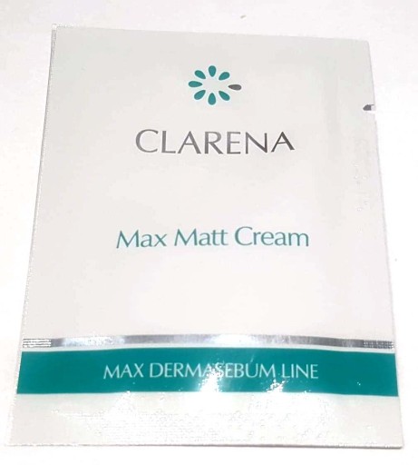 Clarena Max Matt Cream denný zmatňujúci krém na tvár, 3 ml vzorka