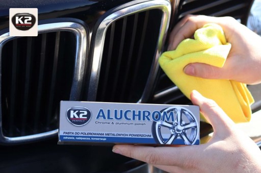K2 ALUCHROM Chrómová leštiaca pasta na hliníkové ráfiky 120g