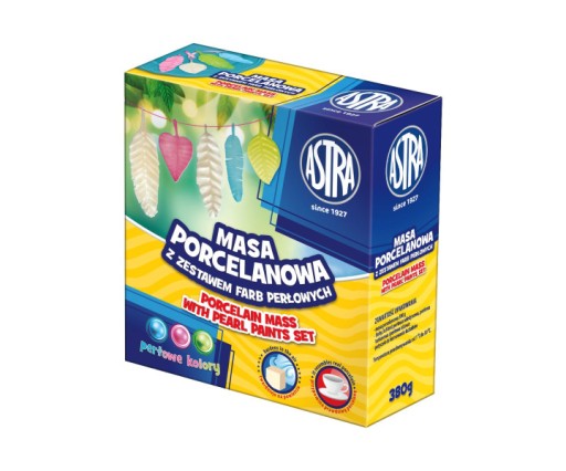 PORCELÁNOVÁ HMOTA + FARBY keramická plastická hmota ako hlina ASTRA
