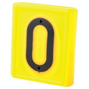 Číslo štítku „0“ pre obojky pre dobytok