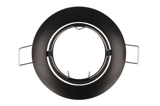 Stropné svietidlo okrúhle 50 mm, nastaviteľné. GU10 ČIERNA