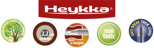HEYKKA HB CERUHA S GUMA STELLO METALICKÝ MIX FARIEB