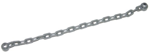 LEGO DOPLNKY - TMAVOSIVÁ REŤAZ 12 CM