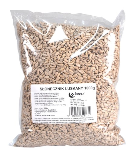 SLNEČNICA LÚPANÁ celozrnná 1kg natur