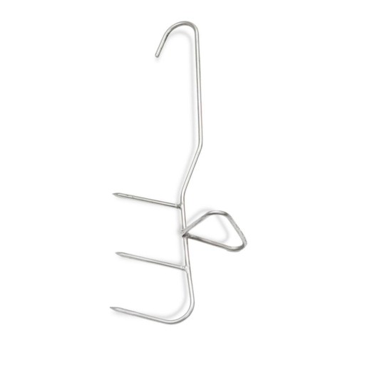 Trojitý háčik na údenie rýb Borniak 3 mm 21 cm
