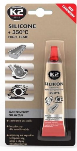 K2 červený silikón 21g