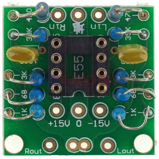 Modul audio predzosilňovača napr