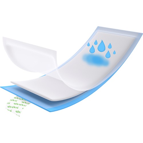 AKUKU SUPER ABSORPČNÉ VLOŽKY PO PôRODE HYDRAULICKÉ VLOŽKY 10