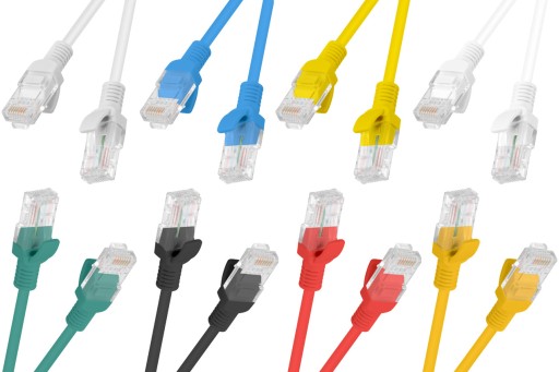Patchcord UTP cat 6 sieťový kábel 50 cm 0,5 m