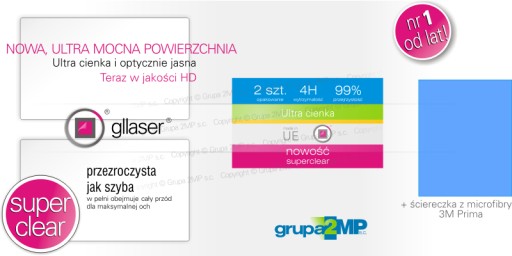Ochranná fólia GLLASER SuperClear SC GPS Radio 9