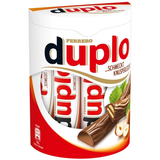 Ferrero Duplo mliečne čokoládové tyčinky z Nemecka
