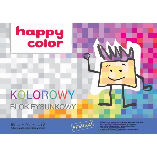 Podložka na kreslenie A3, prémiová HAPPY COLOR