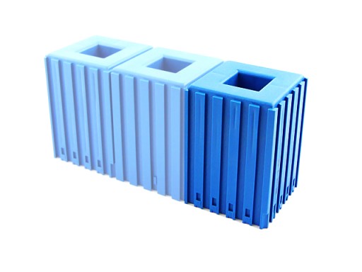 PLASTOVÝ STOJAN NA SÚSTRUŽENIE NA NOŽE 20 x 20 MM RÚČKA