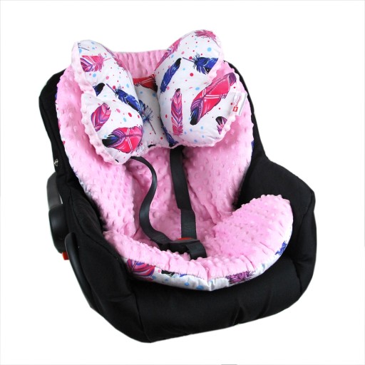 BabyLux protišokový vankúšik BUTTERFLY minky