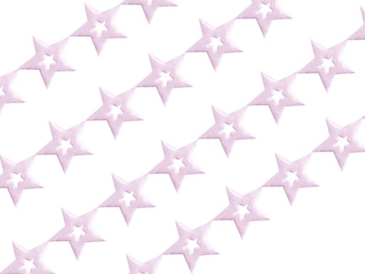 Dekoratívne aplikácie Star Appliques Hollow Star Light Pink