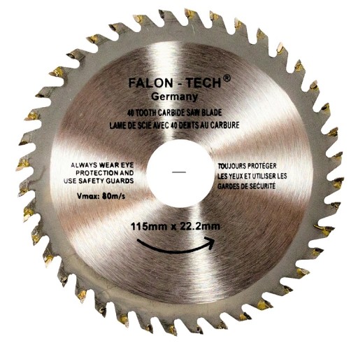 WIDIA WOOD SHIELD 115 mm x 22,2 x 40T WIDIA