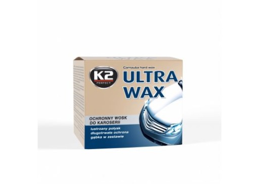 K2 ULTRA VOSK TVRDÝ VOSK CARNAUBA 250G + APLIKÁTOR