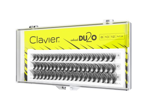 CLAVIER DU2O DVOJOBJEMOVÝ MIX OČNÉ RIASY TUMBLE 8/10/12