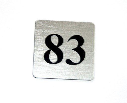 Číslo dverí 6 x 6 cm